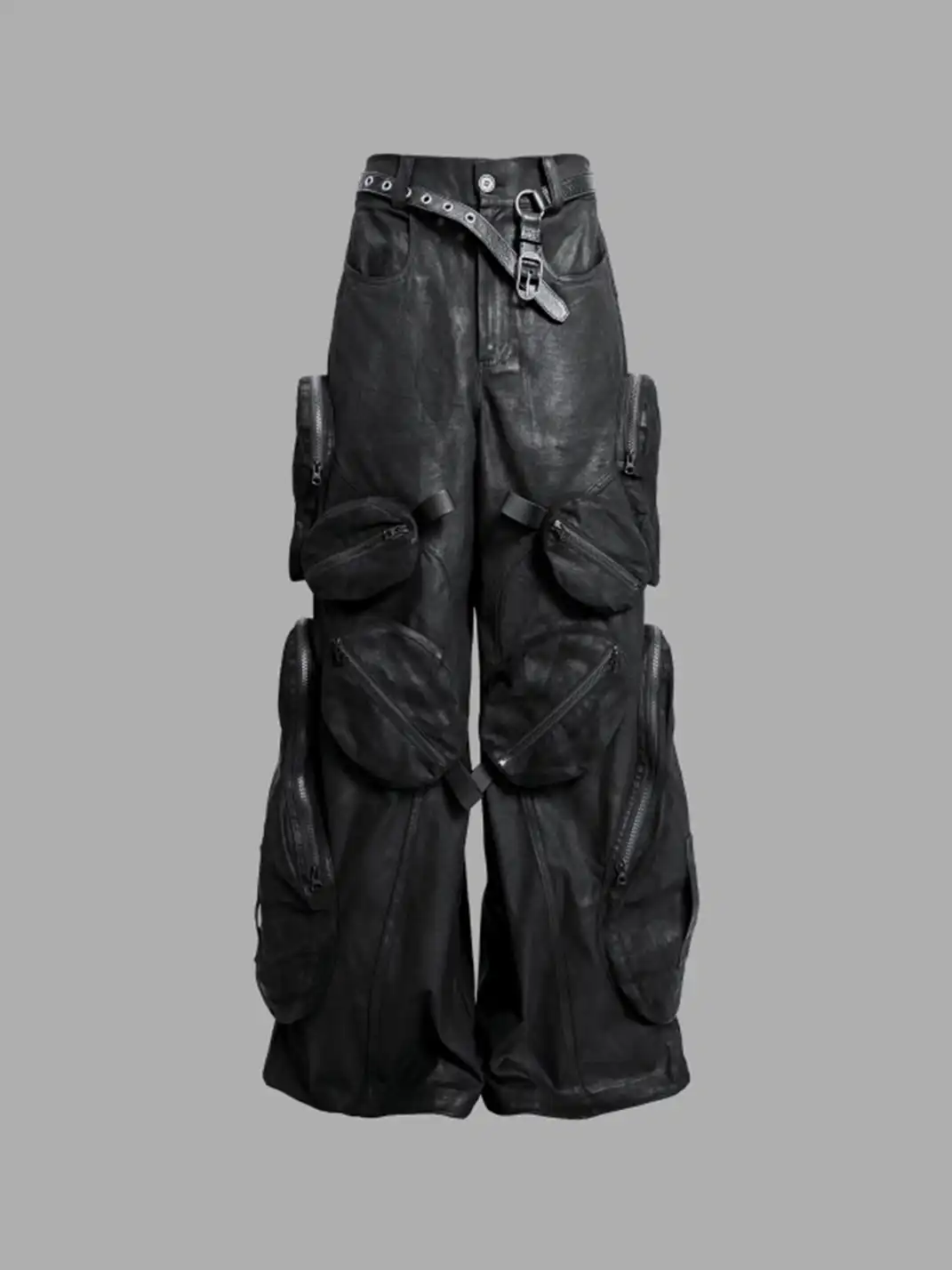 Vanguardia | Dark Pioneer Waxed Loose Utility Pants