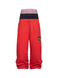 Vanguardia | Triple Waistline Paneling Sagging Cotton Sweatpants