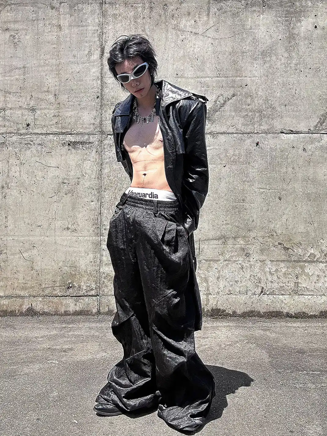 Vanguardia | Cascade Drape Nylon Loose Pants 3.0