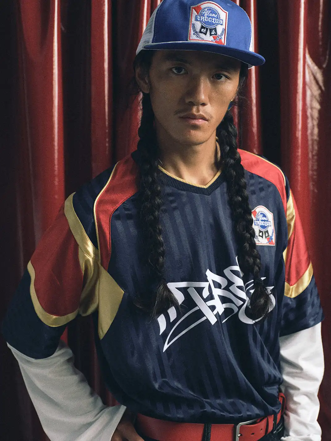TREclub | Silky Mock Two Piece Hockey Jersey NO.25
