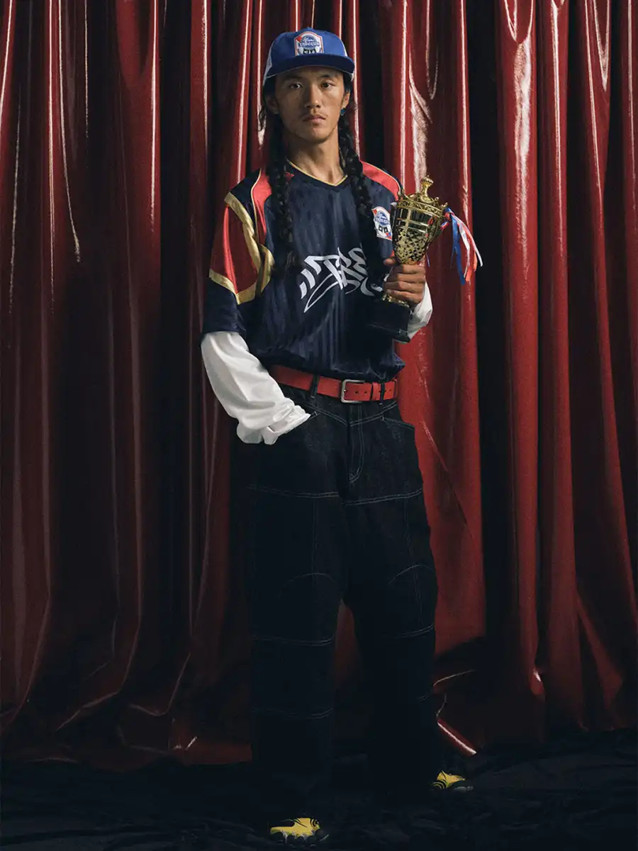 TREclub | Silky Mock Two Piece Hockey Jersey NO.25 - 2