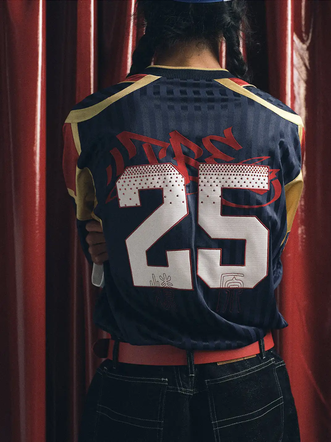 TREclub | Silky Mock Two Piece Hockey Jersey NO.25