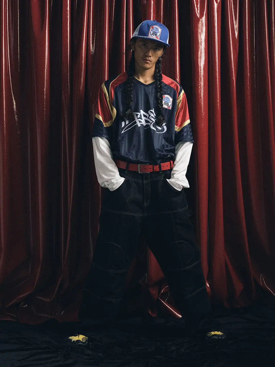 TREclub | Silky Mock Two Piece Hockey Jersey NO.25