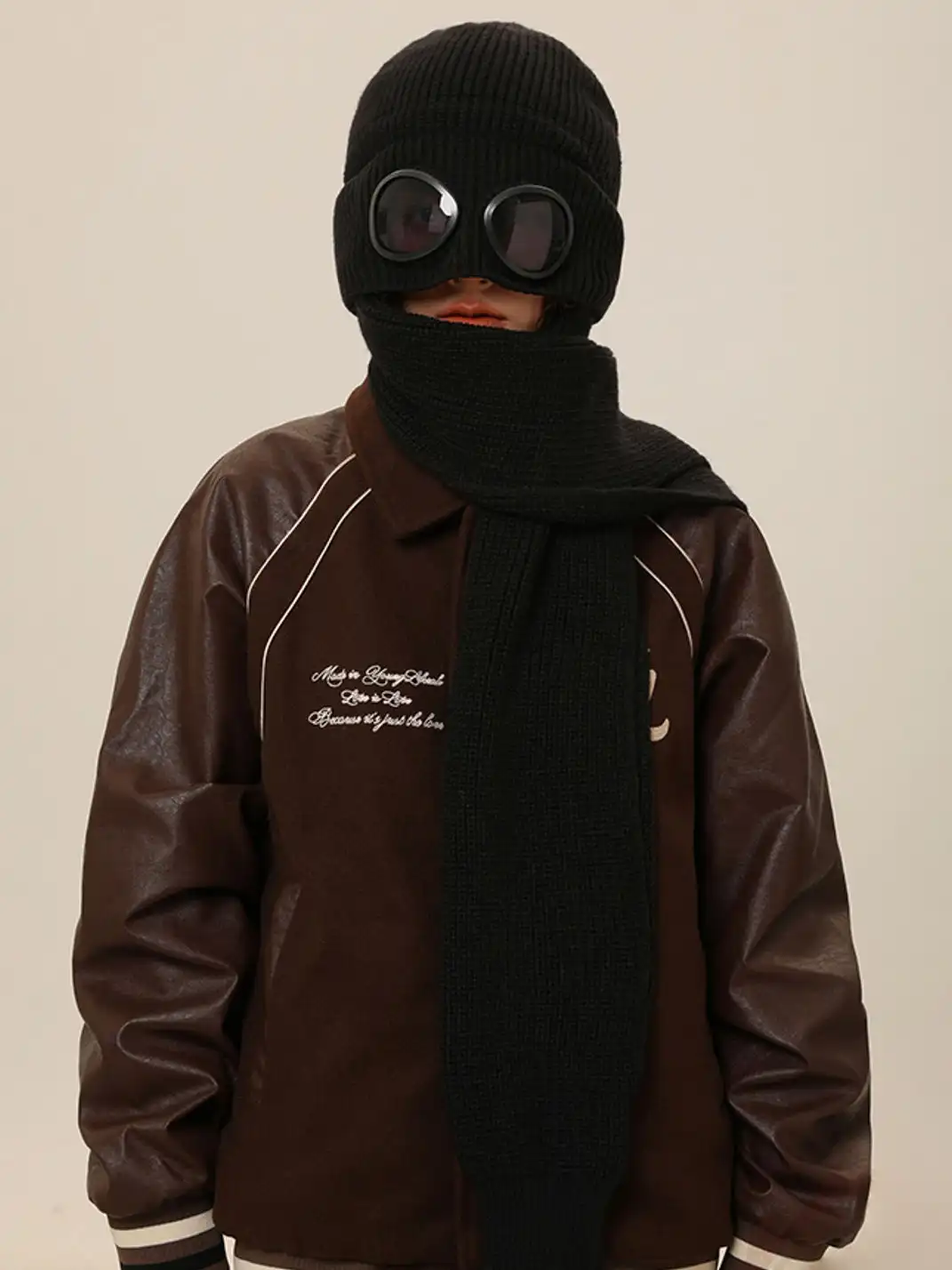 IIING | Flight Sunglasses Knit Scarf Beanie