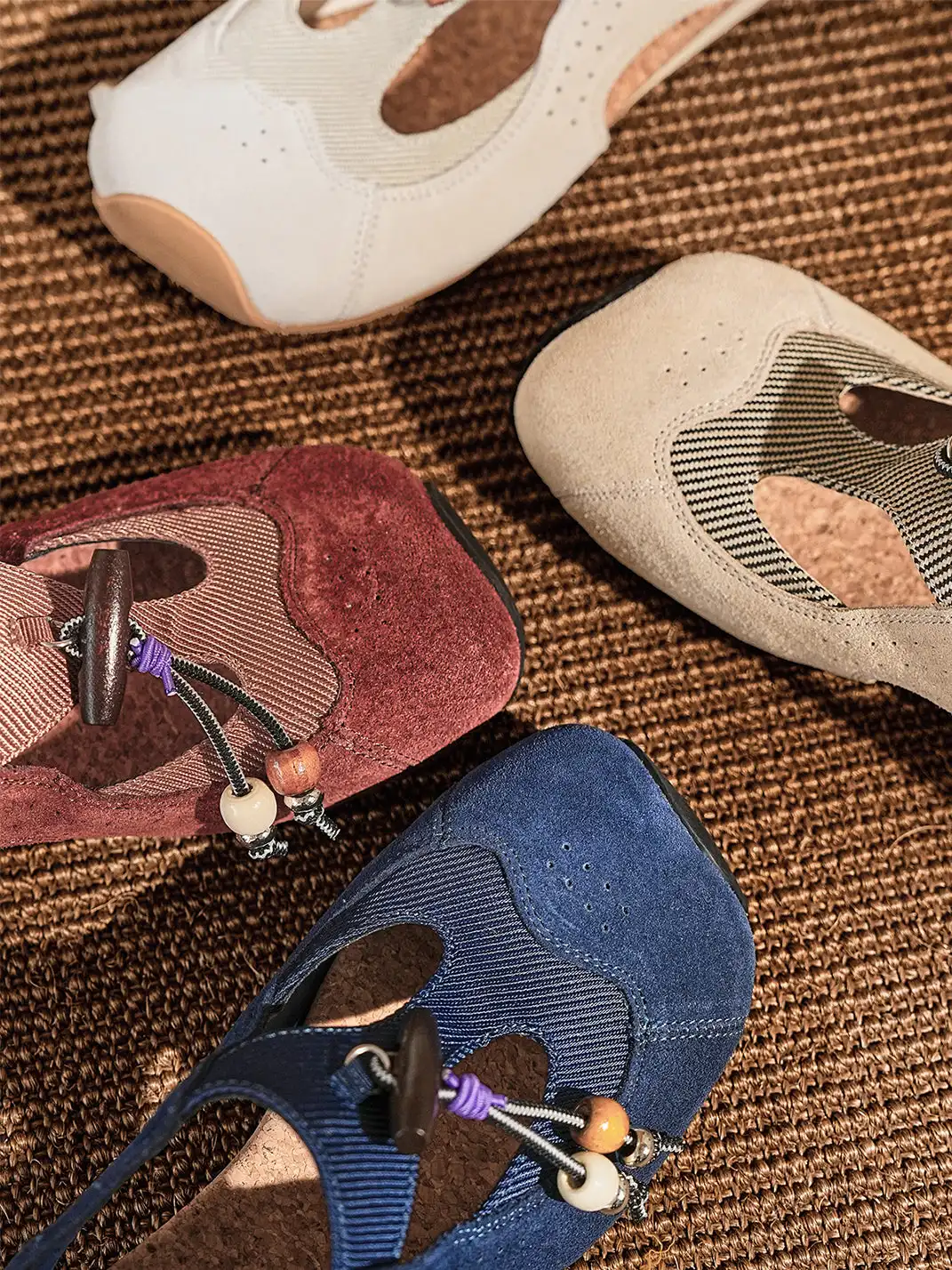 EBLAN | Nomad Loop Ethical T-Strap Ballet Sandal