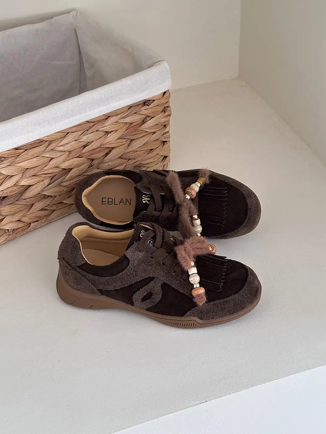 EBLAN | Velvet Trail Fringe Retro Trainer