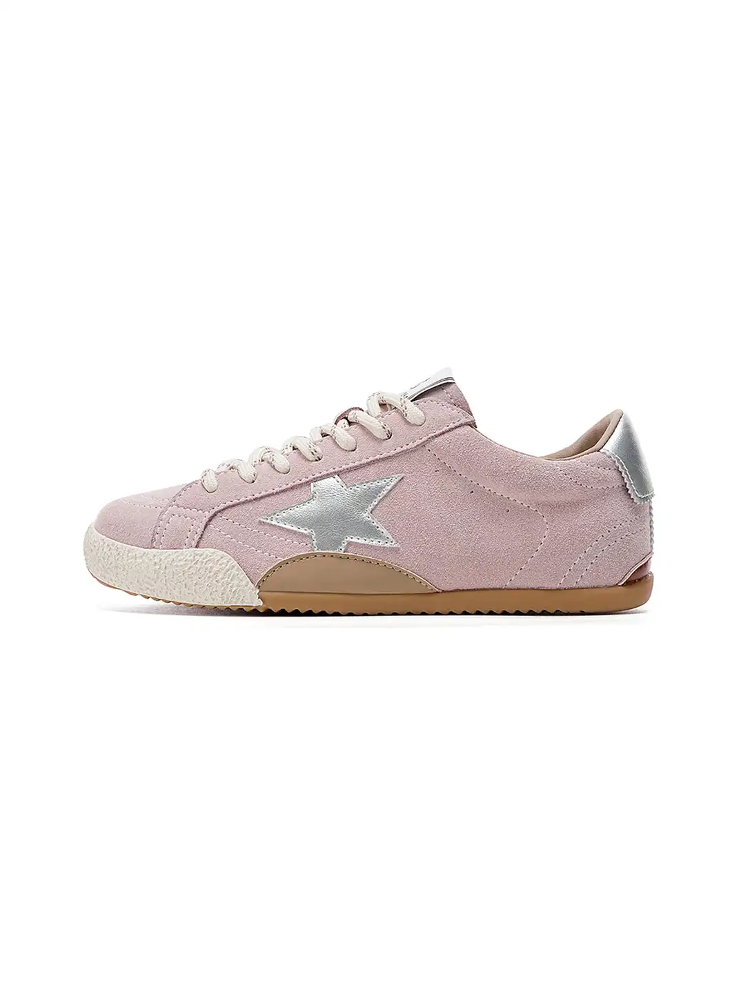 EBLAN | Star Retro Trainer With Unmatched Laces