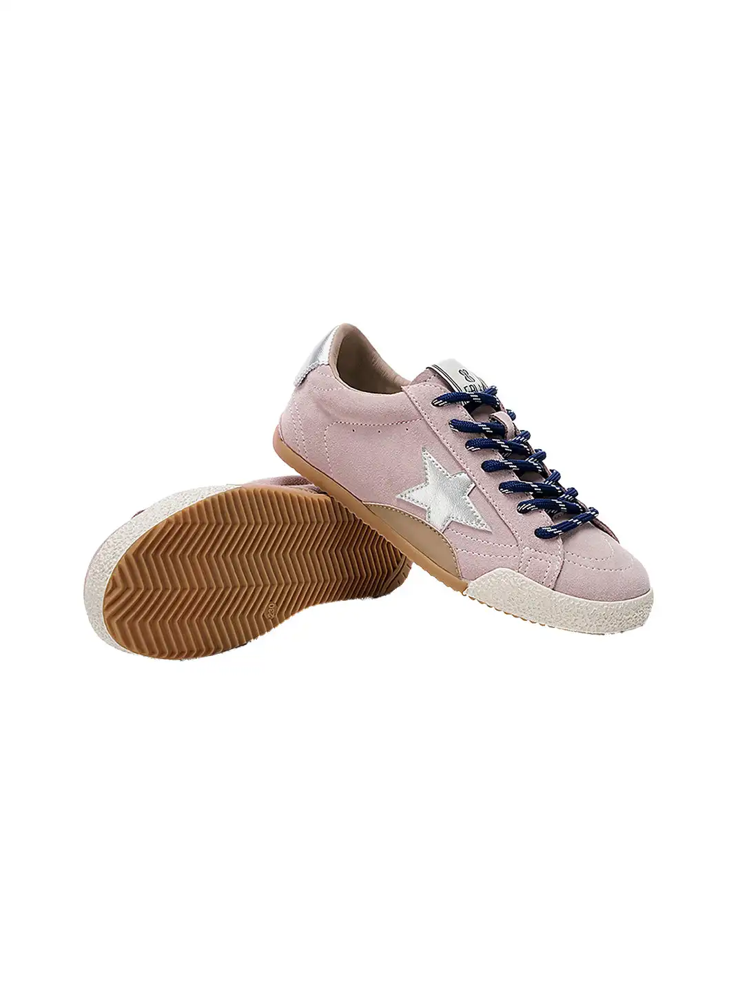 EBLAN | Star Retro Trainer With Unmatched Laces