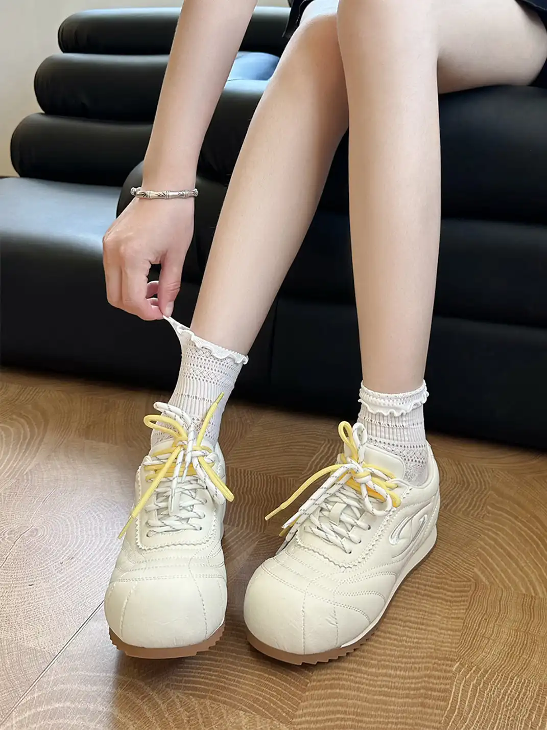 EBLAN | Glider Double Lace Bawling Trainer
