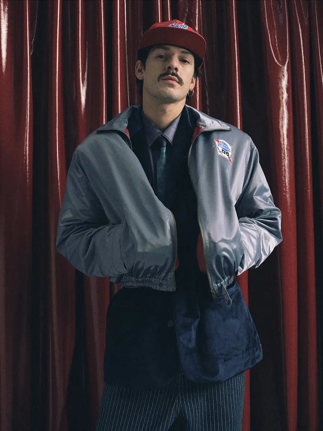 TREclub | Silky Jacket With Handsew Patch