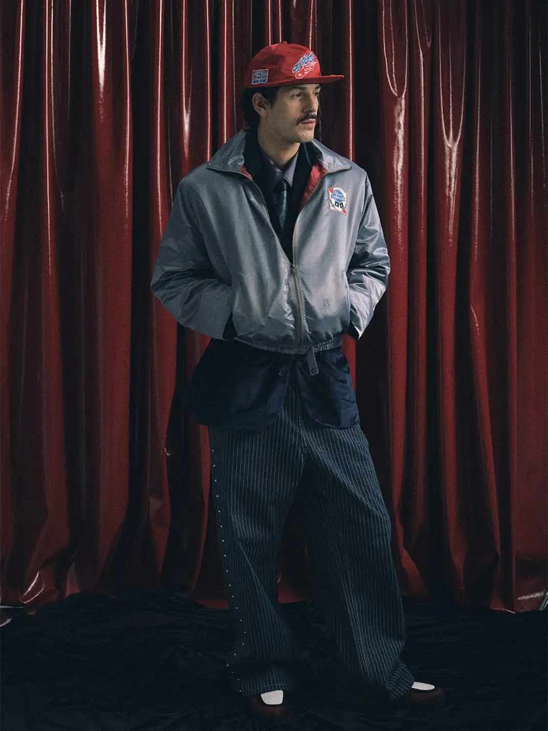 TREclub | Silky Jacket With Handsew Patch