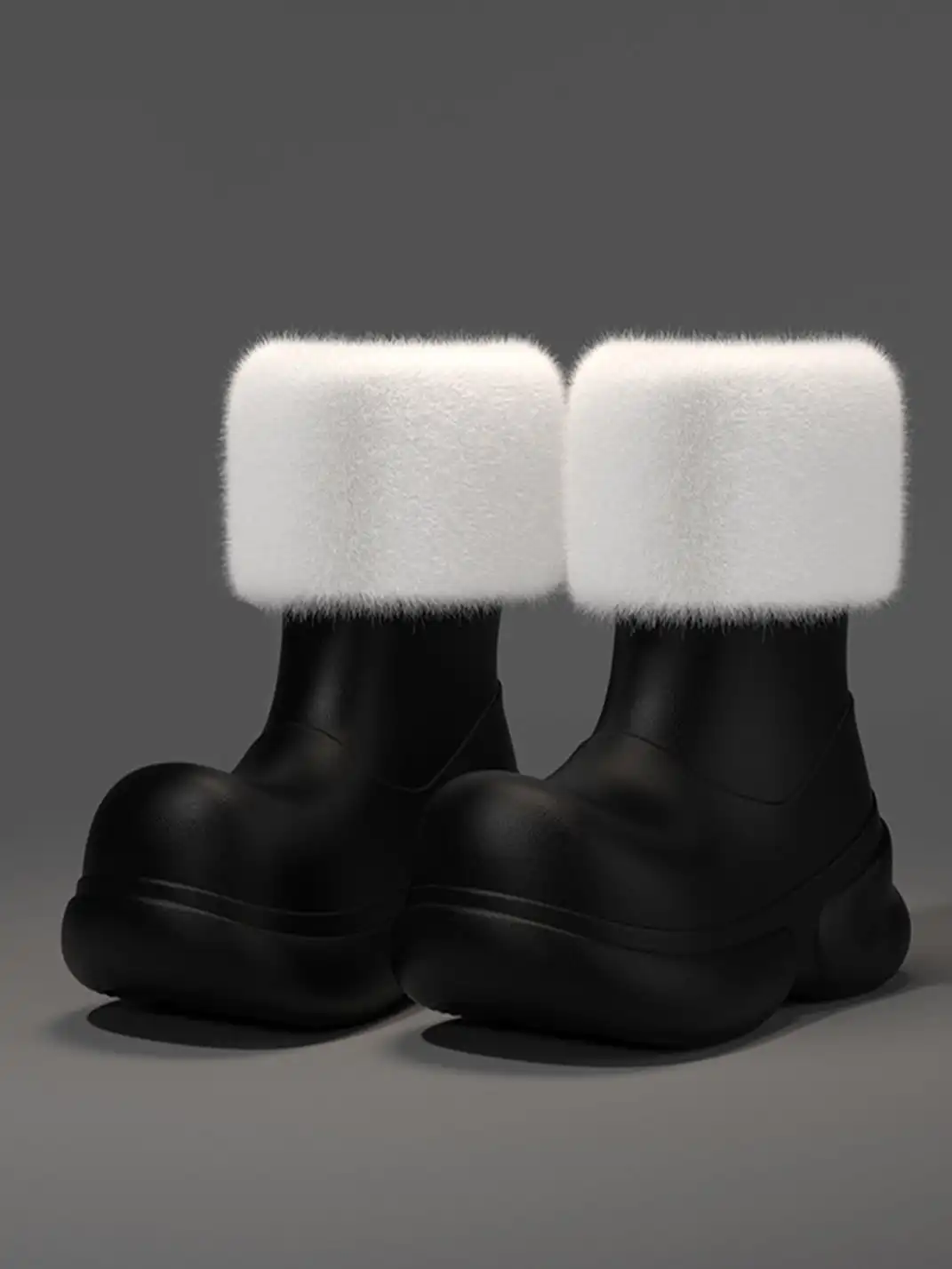 Yassia | EVA Cushion Waterproof Clown Rain Boots With Revomable Fleece