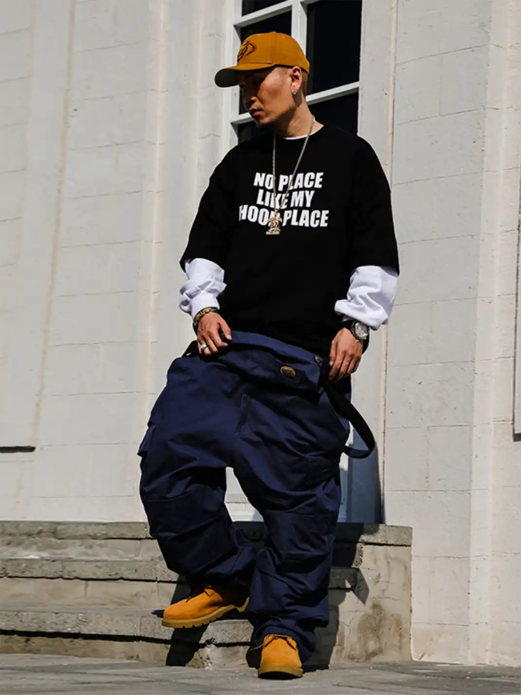ACUSA | "NO PLACE LIKE MY HOOD PLACE" Oversized Cotton Tee