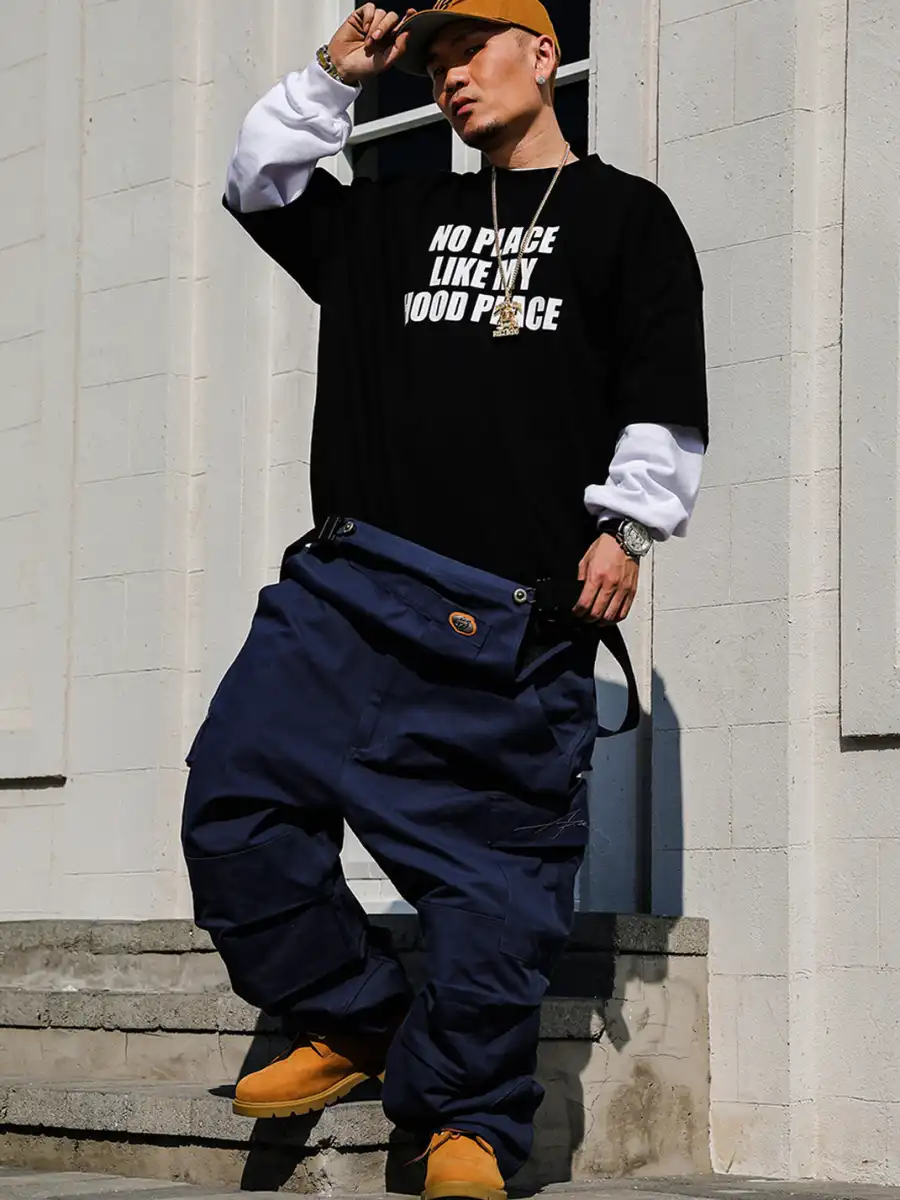 ACUSA | "NO PLACE LIKE MY HOOD PLACE" Oversized Cotton Tee - 2