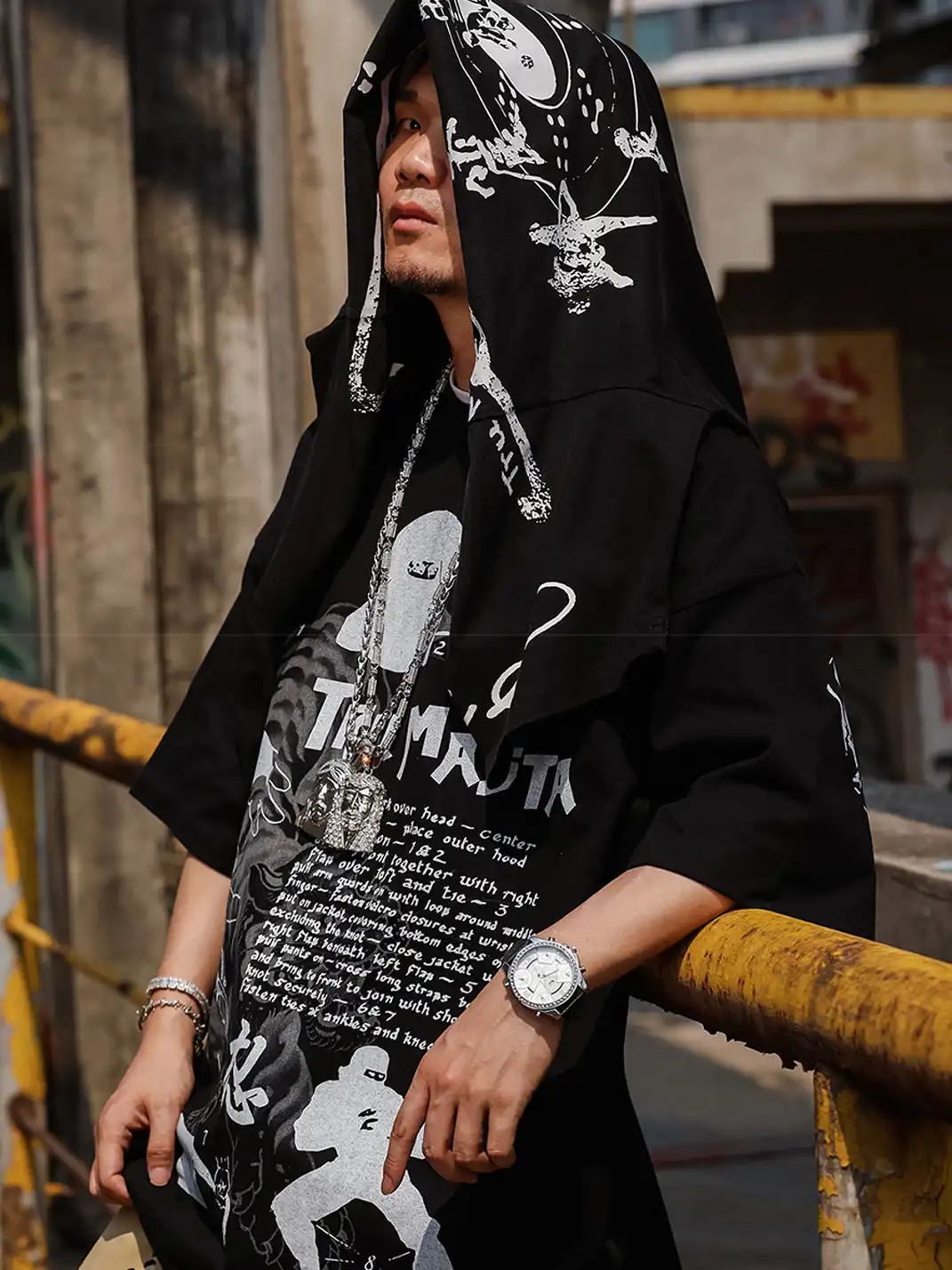ACUSA | "TRU NINJA MASTA" Oversized Cotton Tee
