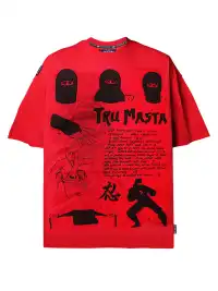 ACUSA | "TRU NINJA MASTA" Oversized Cotton Tee