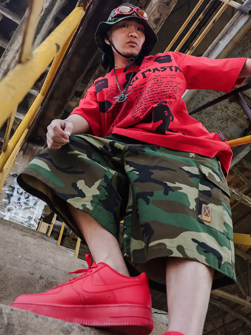 ACUSA | "TRU NINJA MASTA" Oversized Cotton Tee