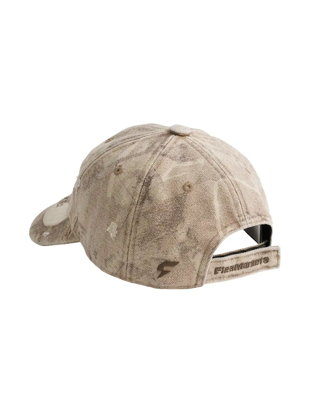 FLEAMARKET | "Worldwide" 25 Washed Curve Brim Baseball Cap