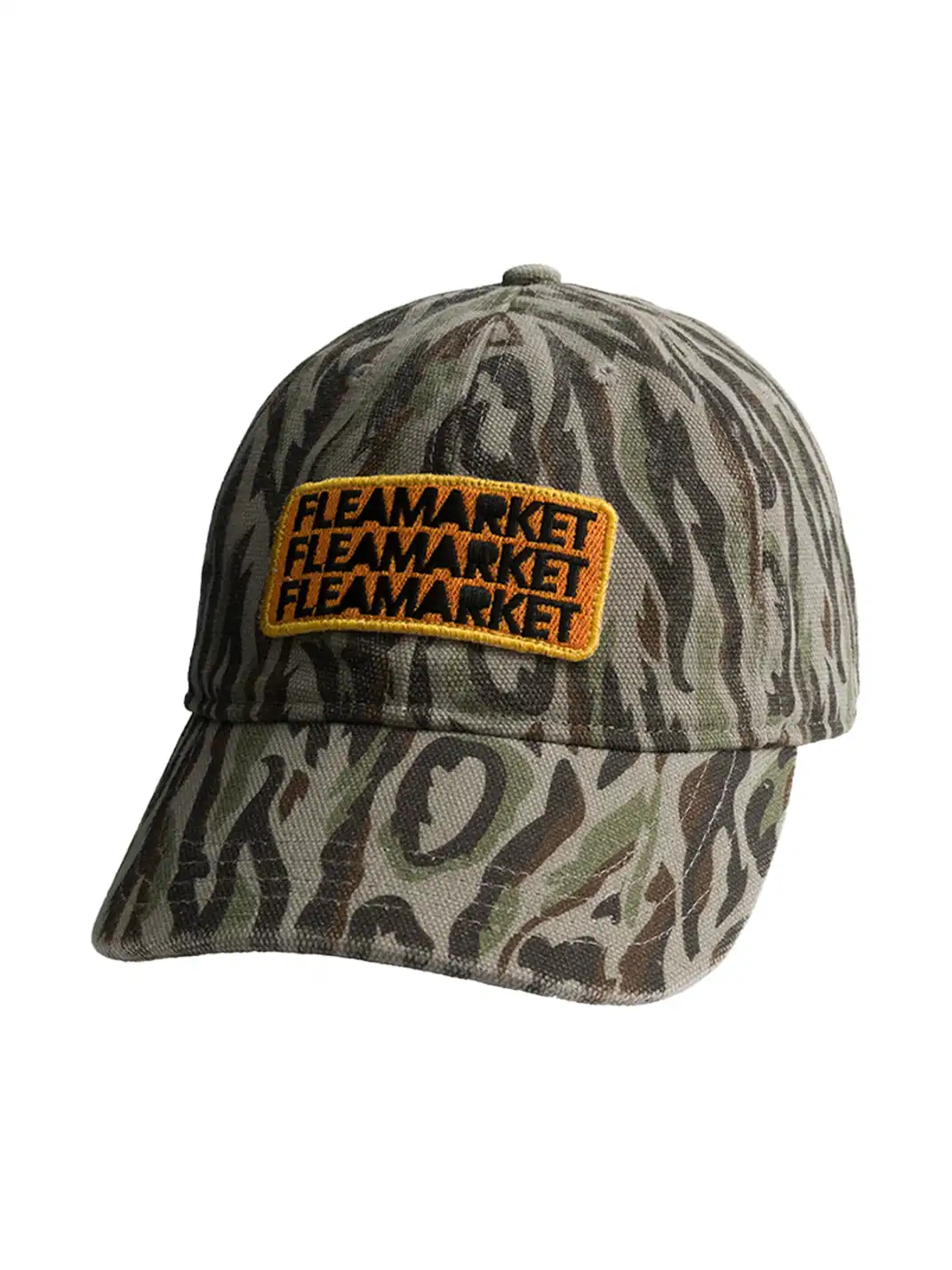 FLEAMARKET | Flame Camo Curve Brim Cap