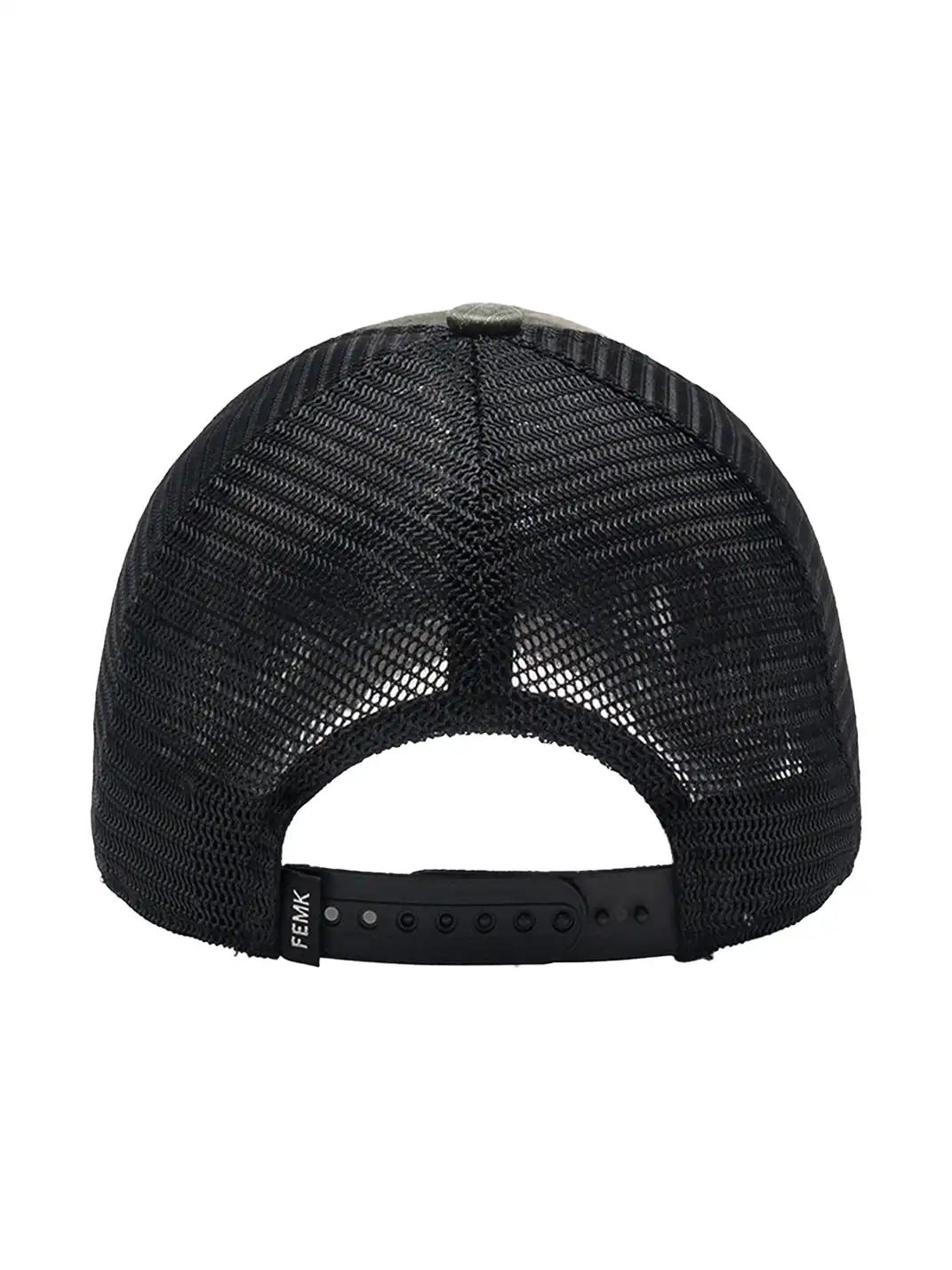 FLEAMARKET | Camo Patchwork Curve Brim Trucker Hat