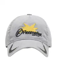FLEAMARKET | Wheat Stalk Curved Brim Cap-Grey