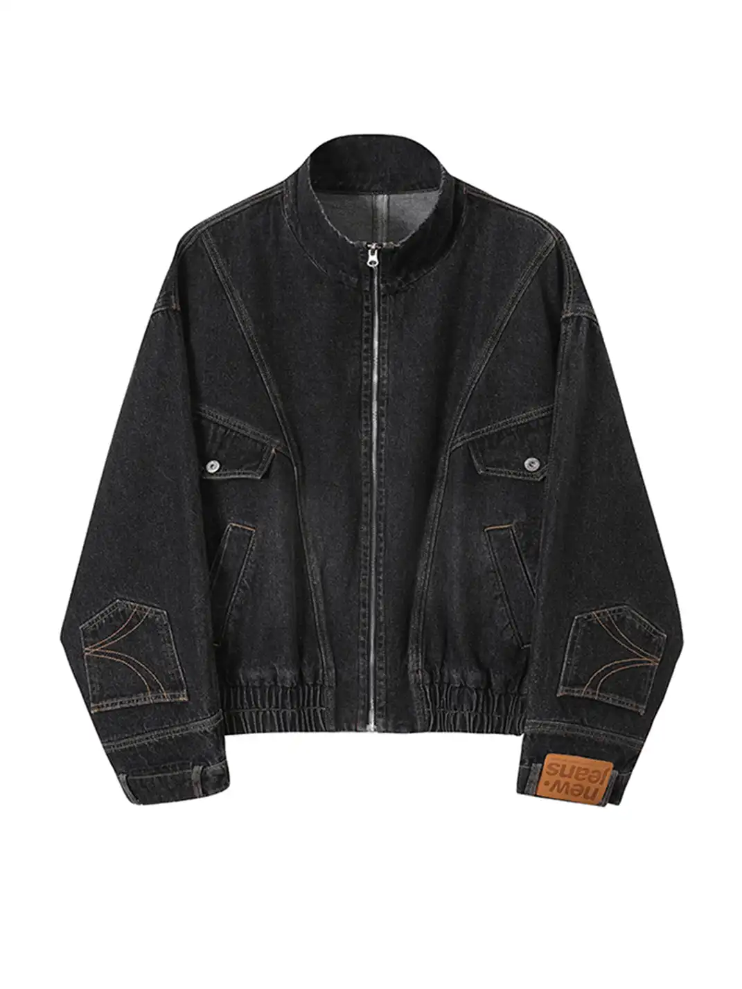KREATE | Deconstruct Series Washed Pocket Sleeves Denim Jacket
