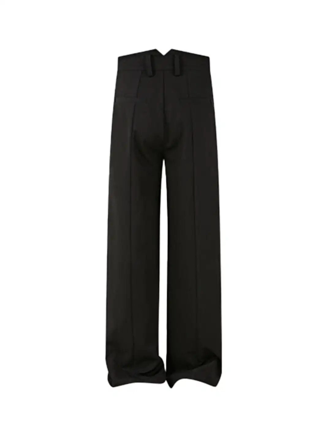 KREATE | Slash Opening Floral Lining Straight Leg Pants