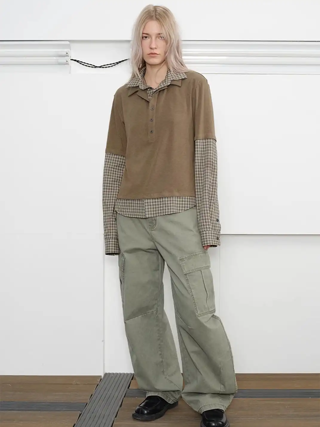 KREATE | Retro Workwear Curved Cargo Pants