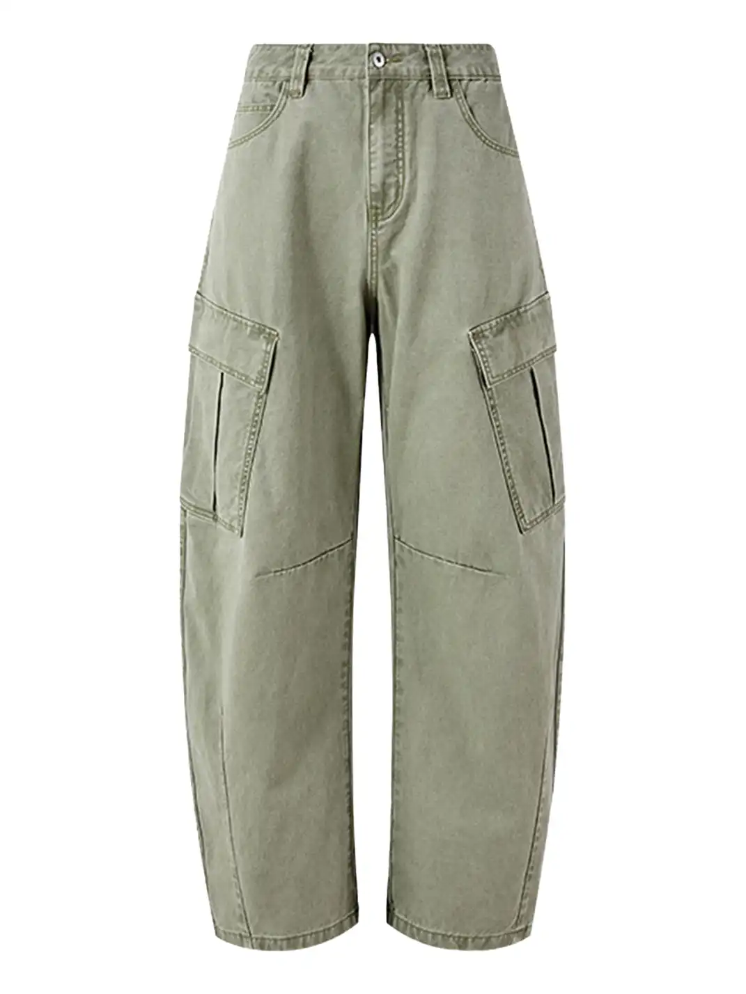 KREATE | Retro Workwear Curved Cargo Pants