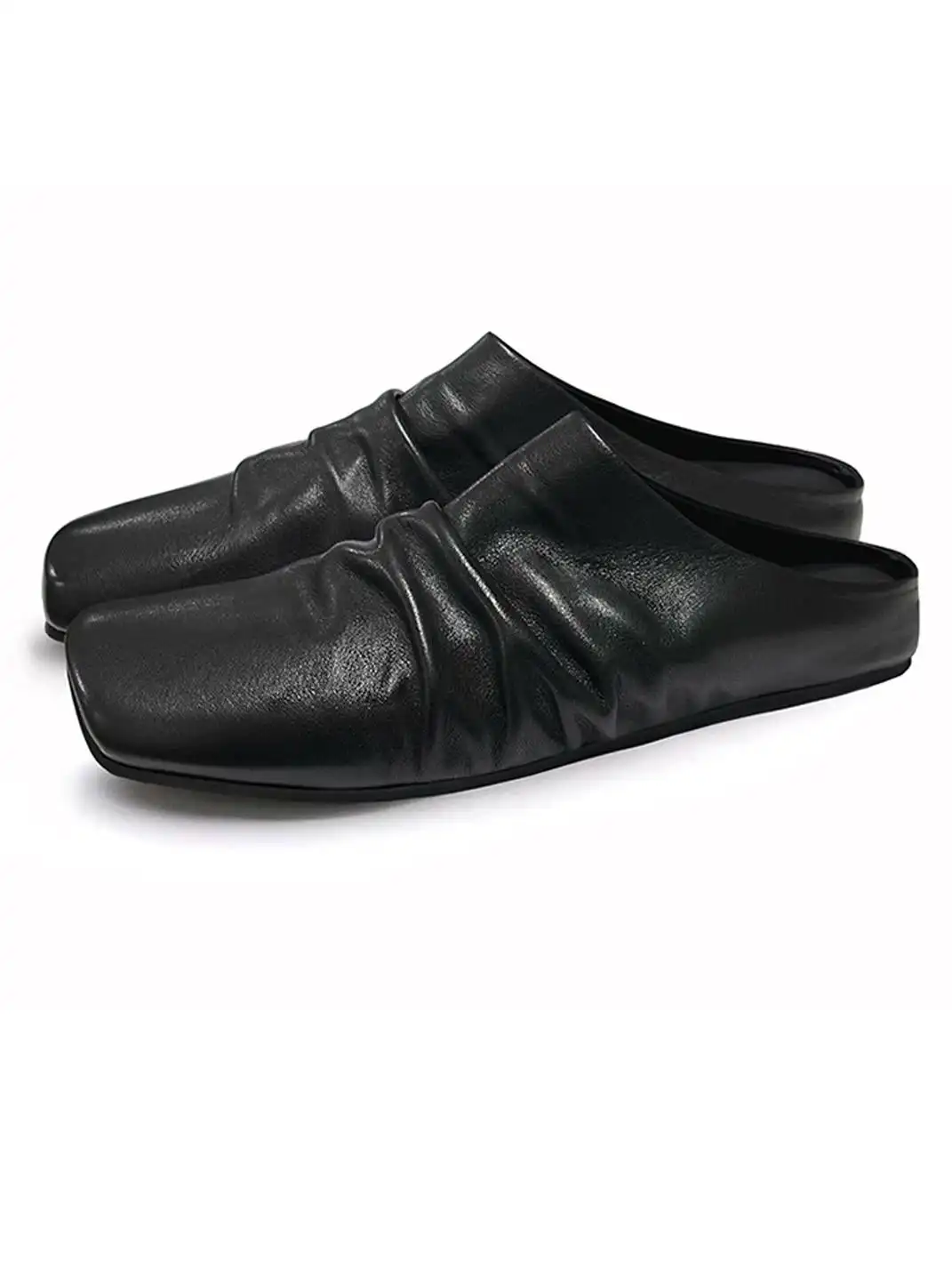 JCAESAR STUDIO | Wrinkled Leather Slip-On Mule