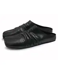 JCAESAR STUDIO | Wrinkled Leather Slip-On Mule