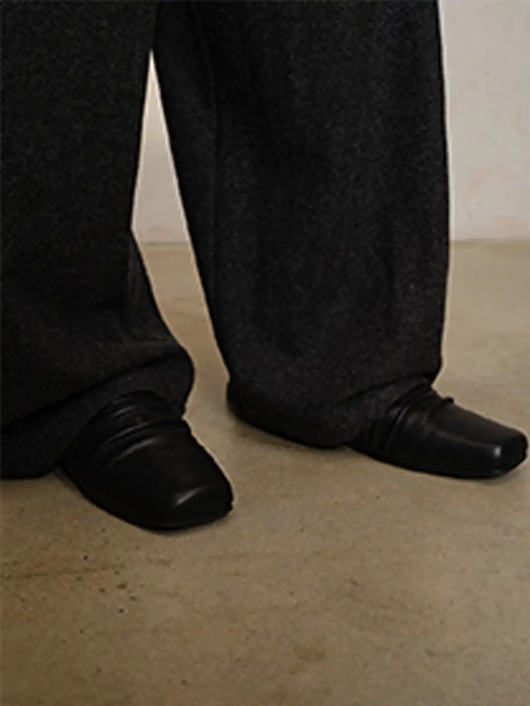 JCAESAR STUDIO | Wrinkled Leather Slip-On Mule