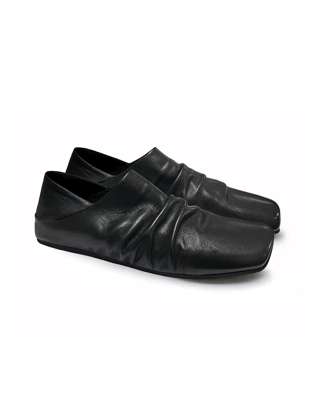 JCAESAR STUDIO | Wrinkled Leather Slip-On Mule