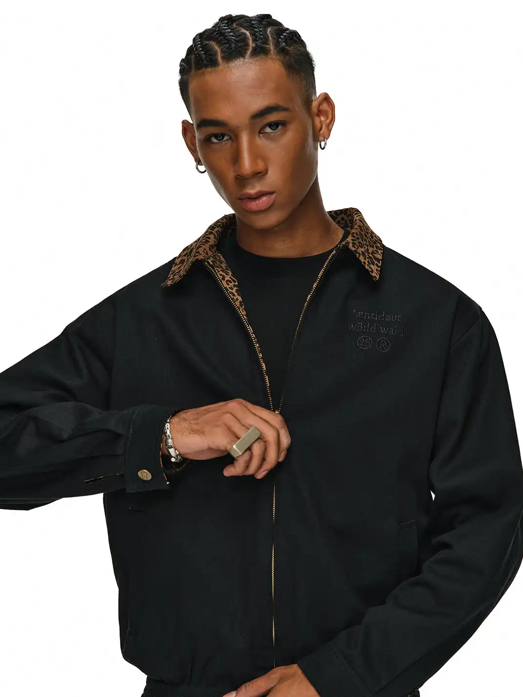 ANTIDOTE | Reversible Leopard Print Detroit Jacket