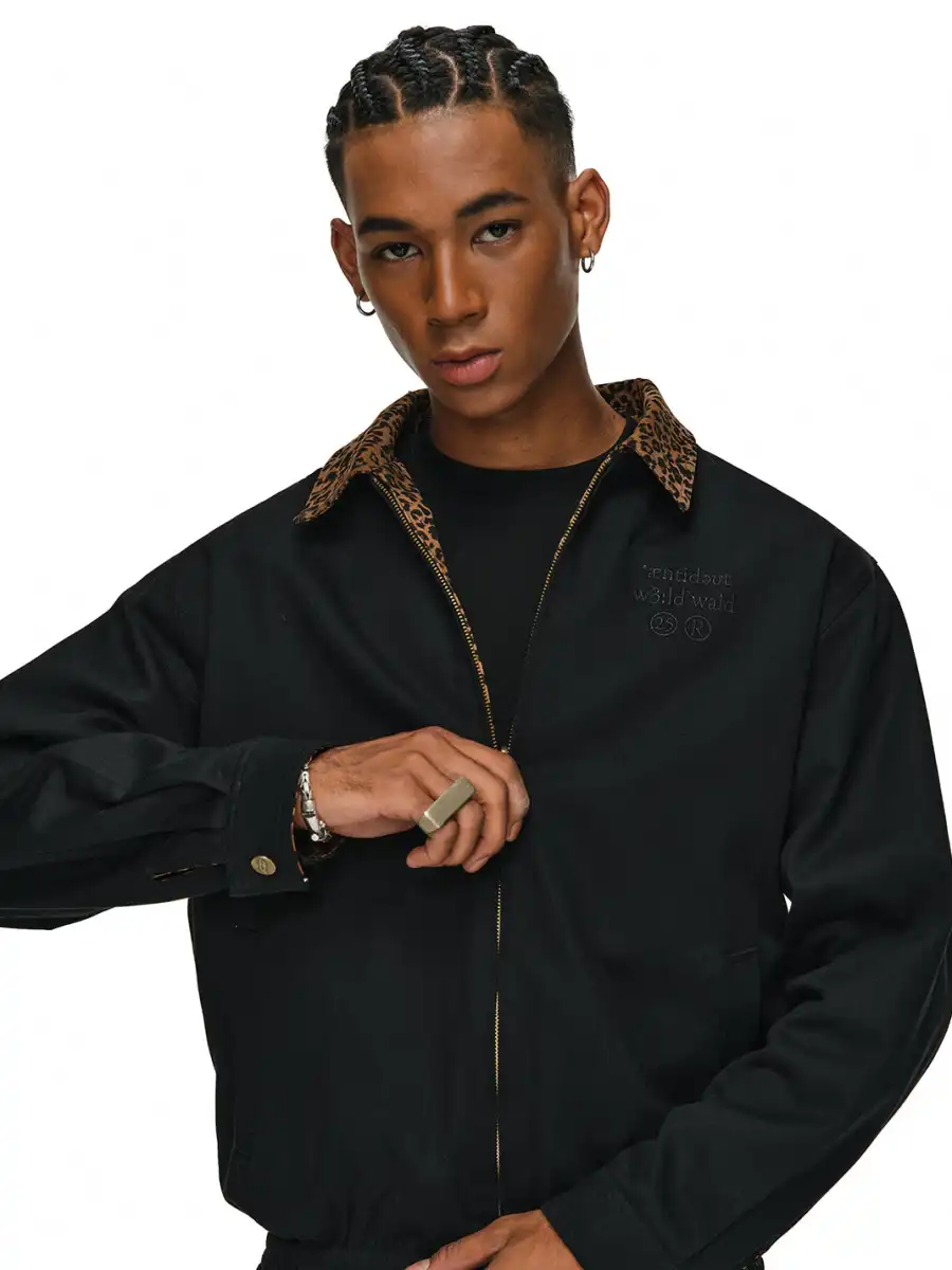 ANTIDOTE | Reversible Leopard Print Detroit Jacket - 2