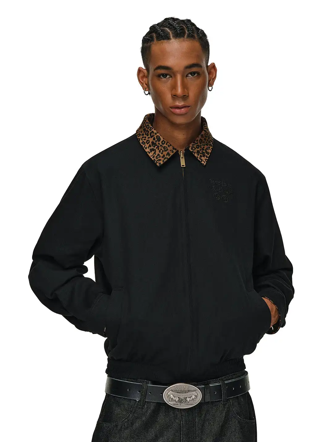 ANTIDOTE | Reversible Leopard Print Detroit Jacket