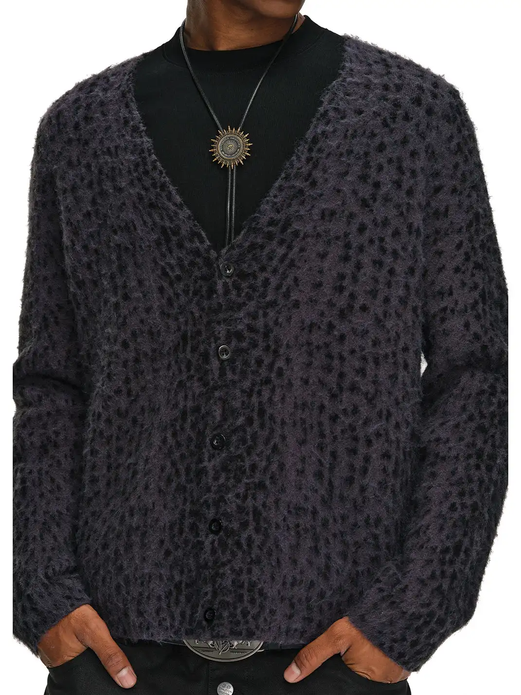 ANTIDOTE | Black Panther V Collar Sweater