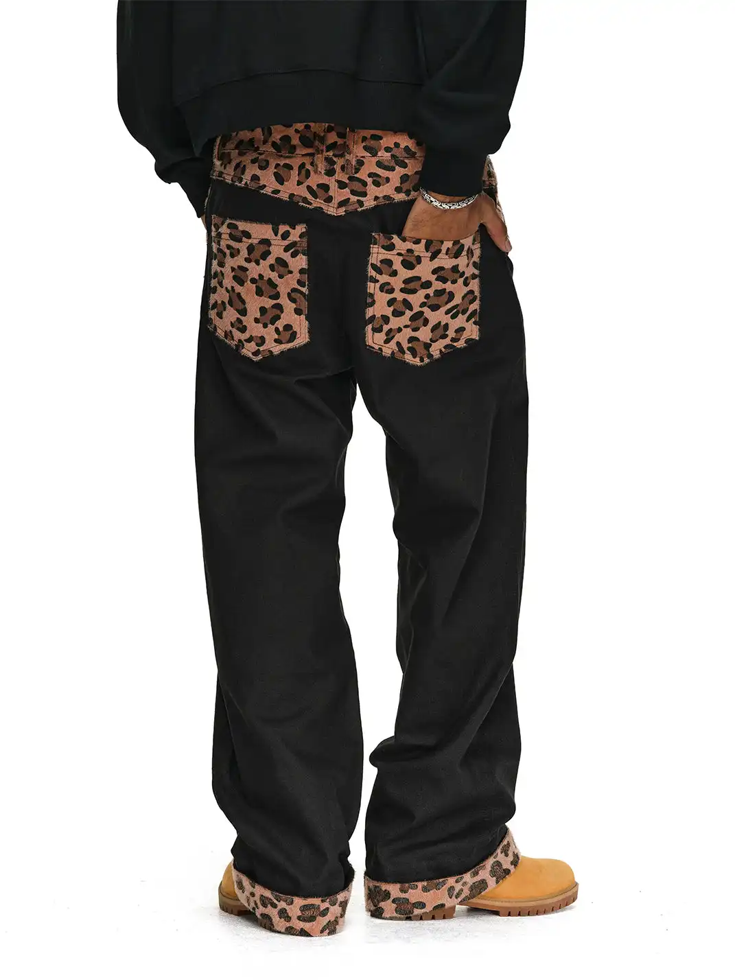 ANTIDOTE | Animal Print Straight Leg Pants-Leopard