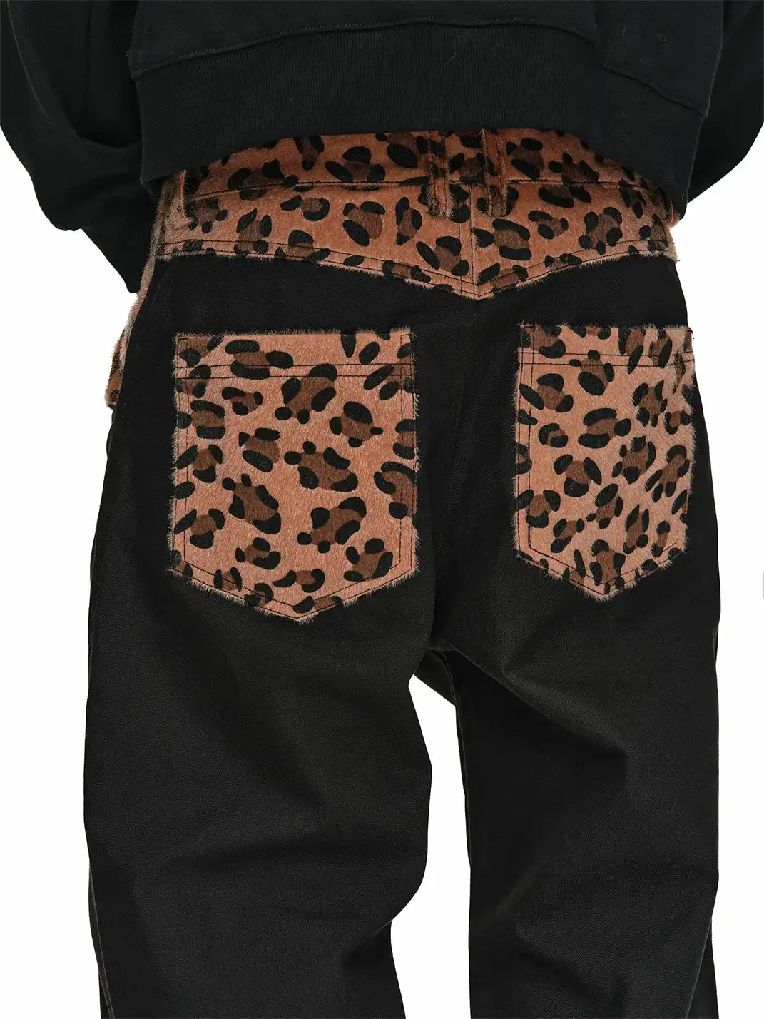 ANTIDOTE | Animal Print Straight Leg Pants-Leopard