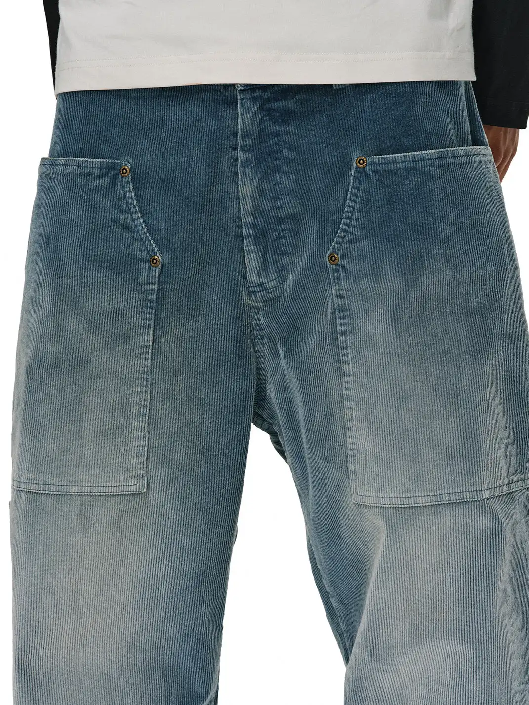 ANTIDOTE | Distressed Corduroy Baggy Work Pants