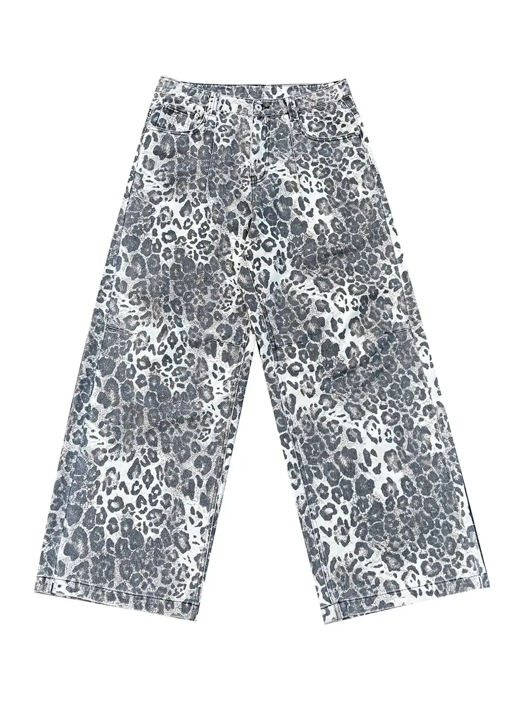 INS GALE | Distressed Leopard Loose Fit Pants
