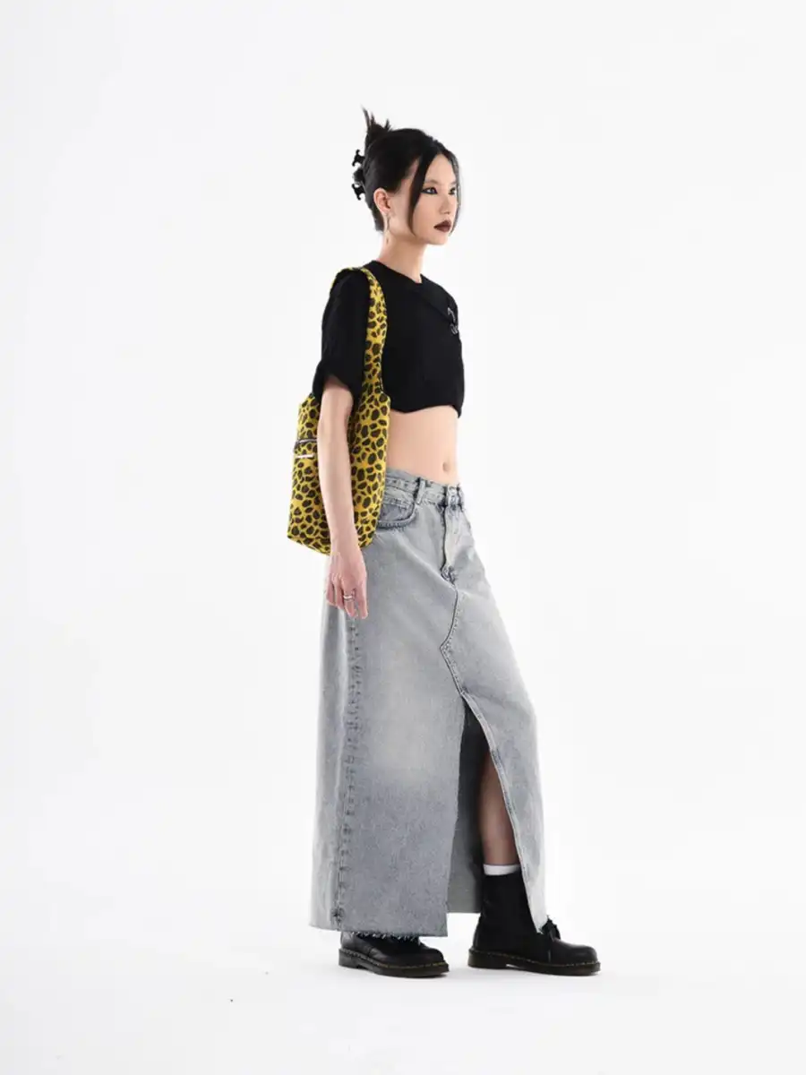 HIDDENNOTES | Yellow Leopard Bucket Hand Bag - 3