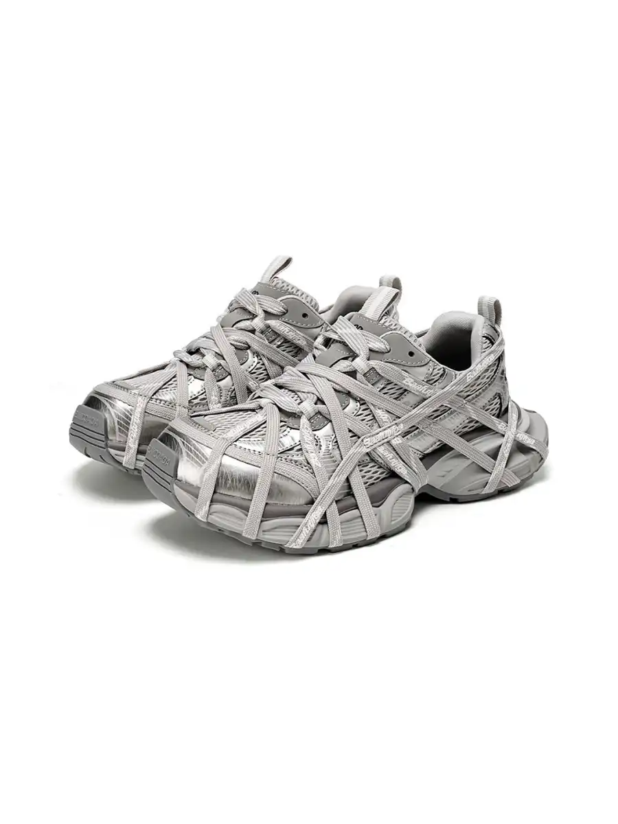 EBLAN | Spider Web Bondage Chunky Sneaker - 2