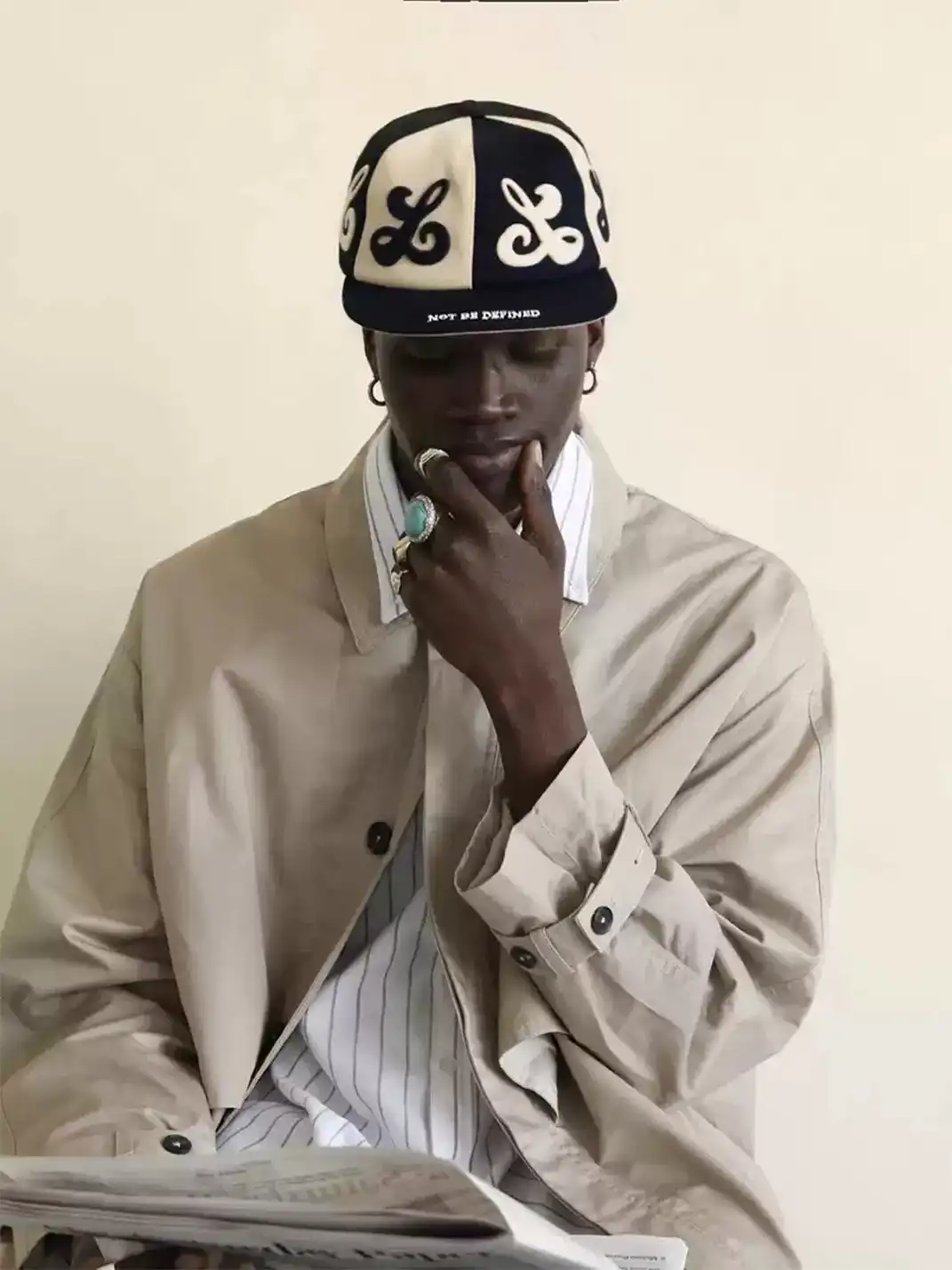 8LOME | "NOT BE DEFINED" Flat Brim Cap
