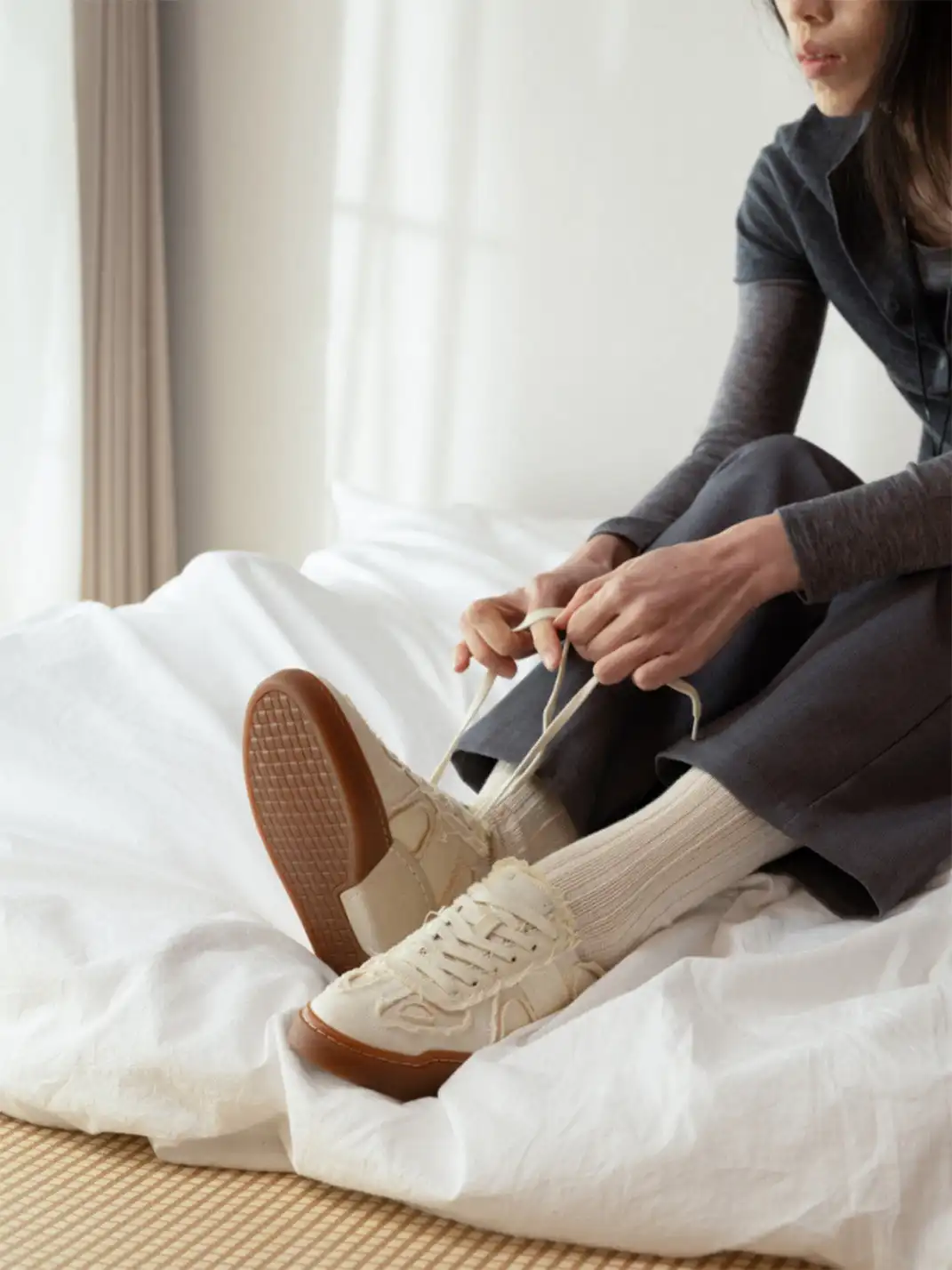 FOOT INDUSTRY | Ripped Canvas Trainers