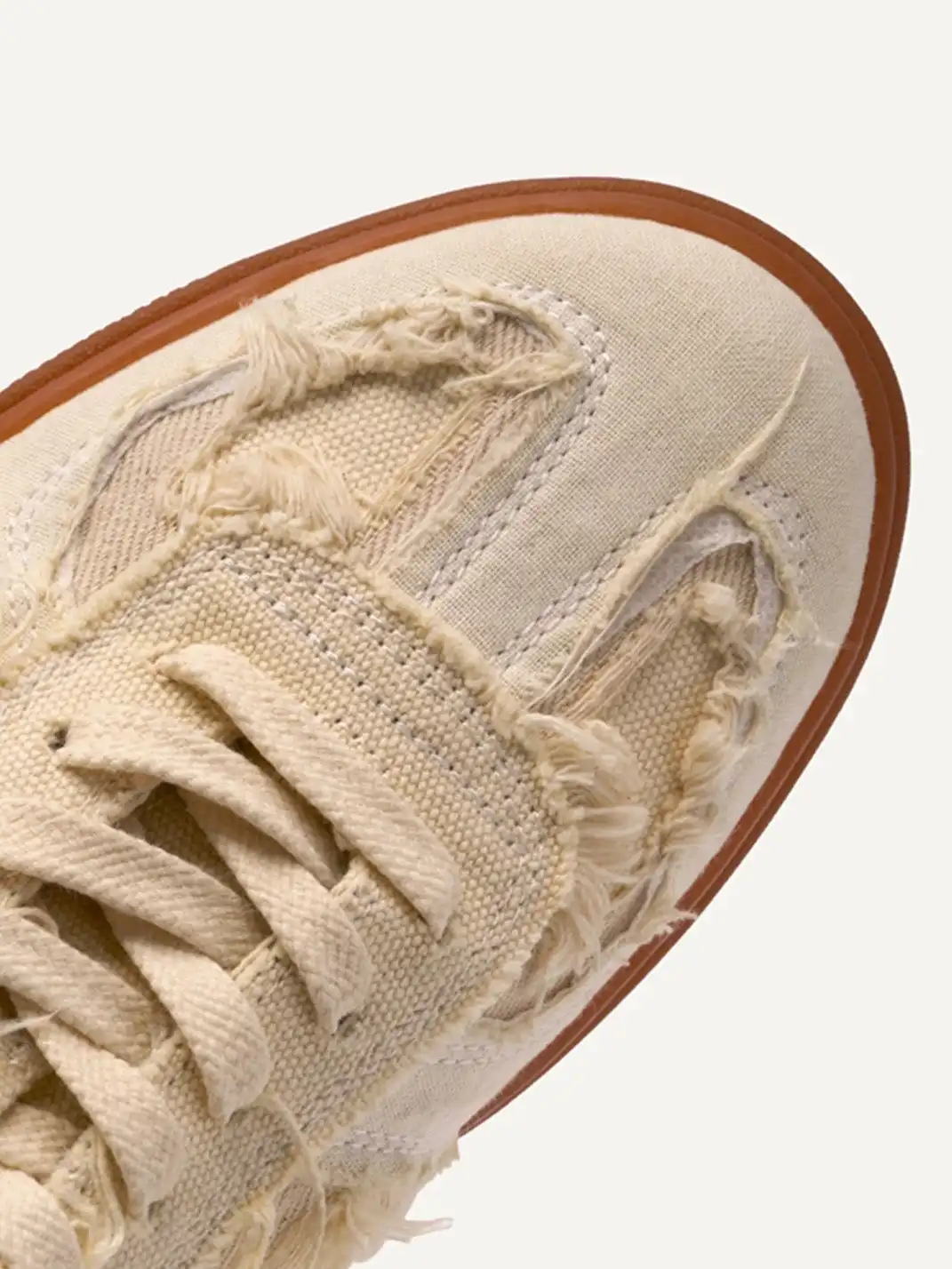FOOT INDUSTRY | Ripped Canvas Trainers