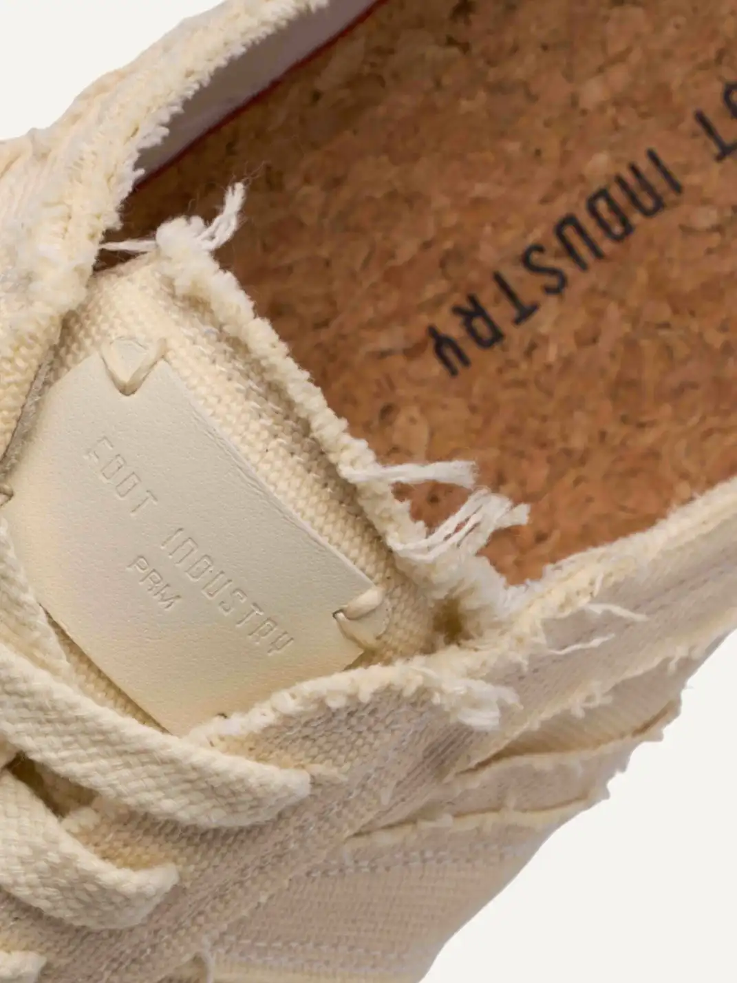 FOOT INDUSTRY | Ripped Canvas Trainer Mules
