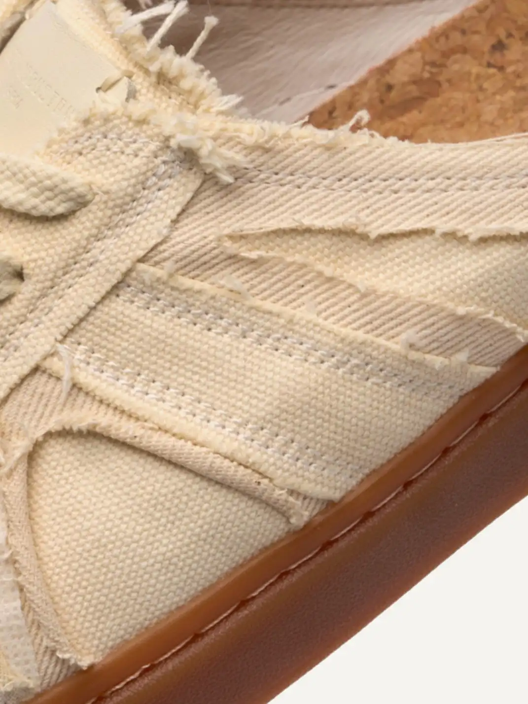 FOOT INDUSTRY | Ripped Canvas Trainer Mules