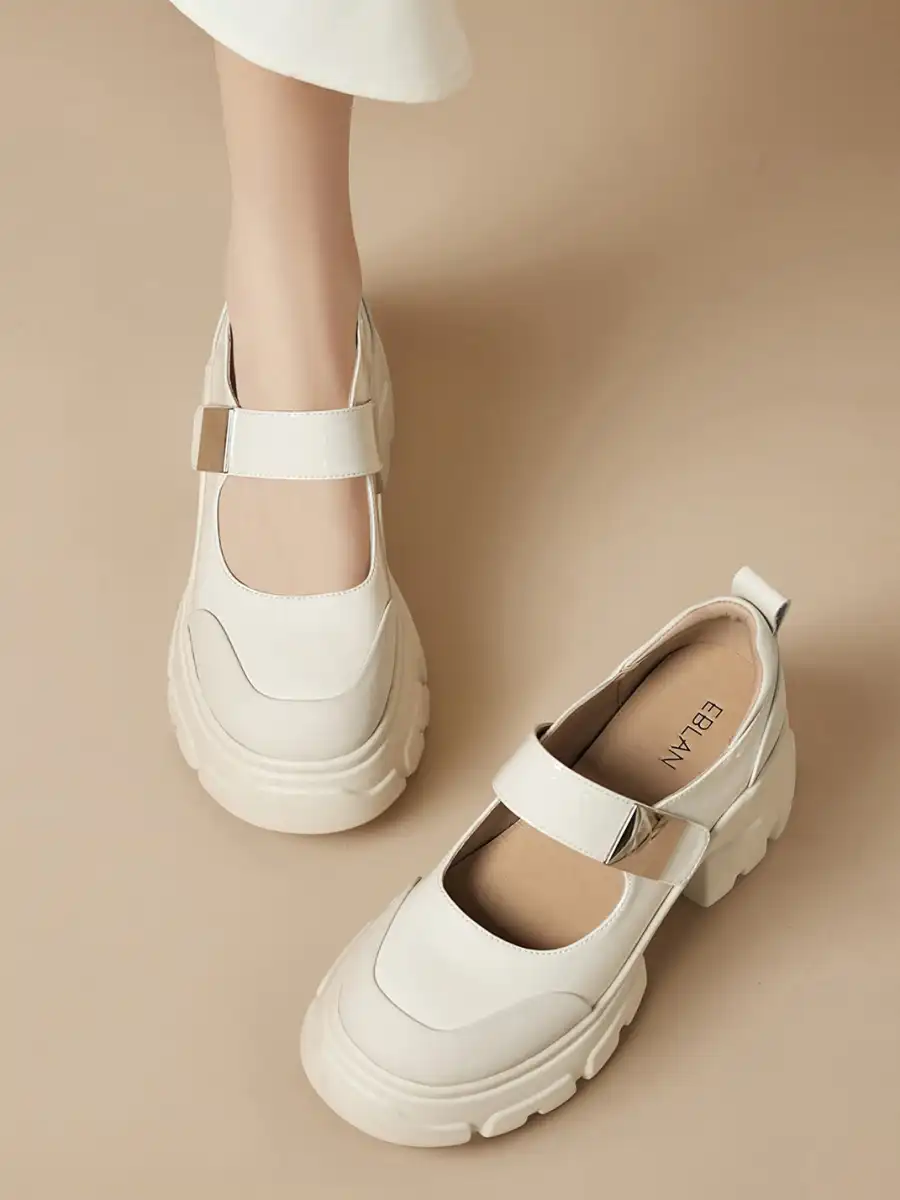 EBLAN | Platform Cut Out Mary Jane Shoes - 3