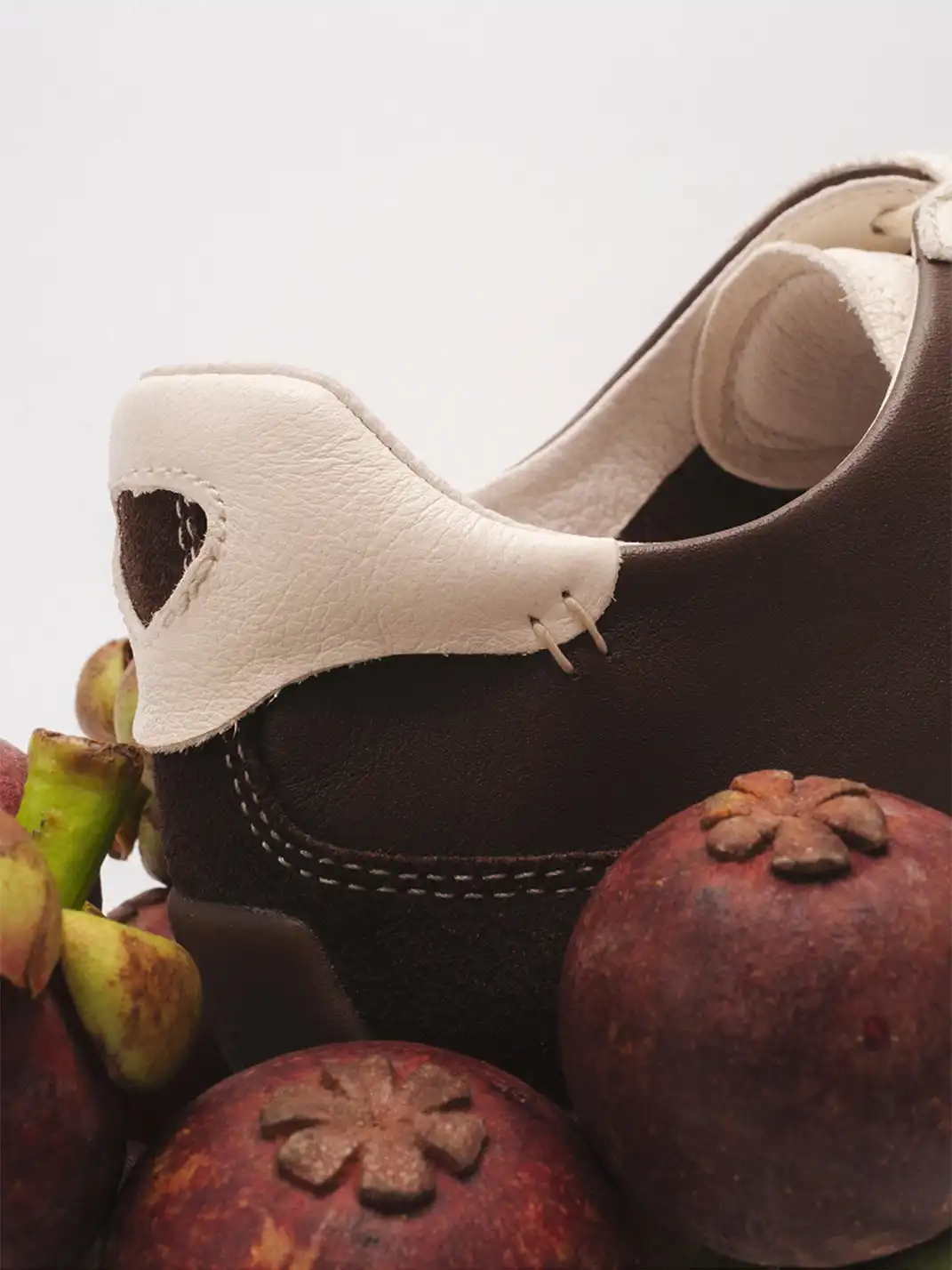 FOOT INDUSTRY | Vintage Trainer Sneaker 01-White&Brown